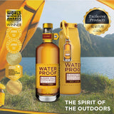 WATERPROOF Blended Malt Scotch Whisky (With Bottle Jacket) - Open Bottle
