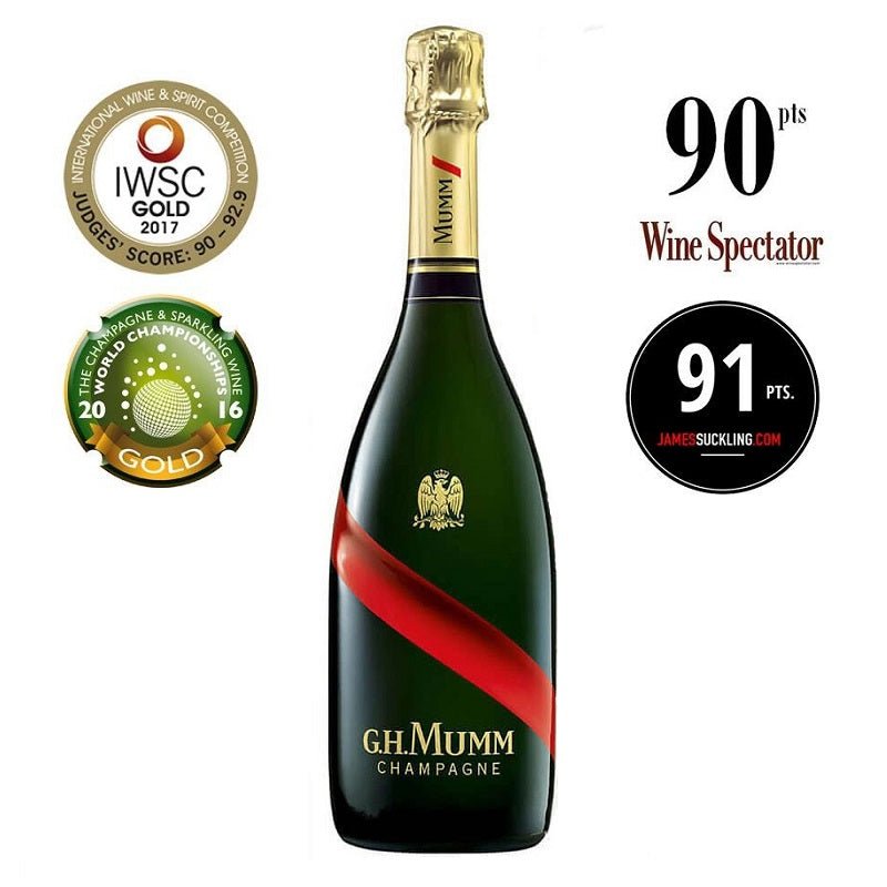 G. H. Mumm Grand Cordon Brut NV – Open Bottle