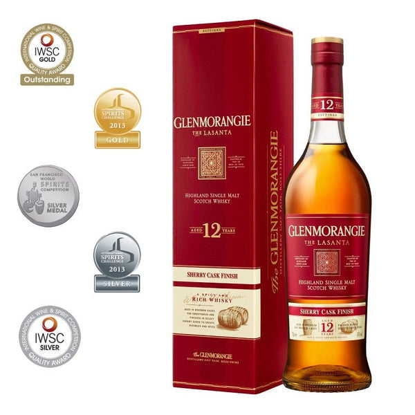 Glenmorangie 12 Years Old The Lasanta Single Malt Scotch Whisky - Open Bottle