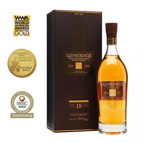 Glenmorangie 18 Years Old Single Malt Scotch Whisky - Open Bottle