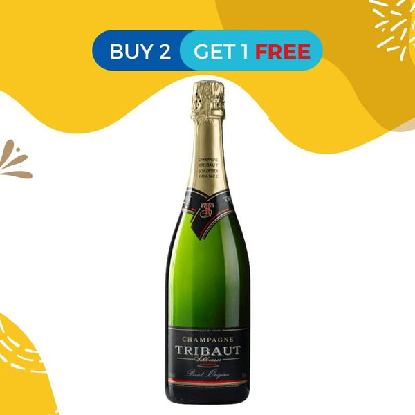 BUY 2 GET 1 FREE: Champagne Tribaut Schloesser Brut NV - Open Bottle