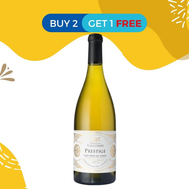 BUY 2 GET 1 FREE: Château de Valcombe Prestige Blanc 2020 - Open Bottle