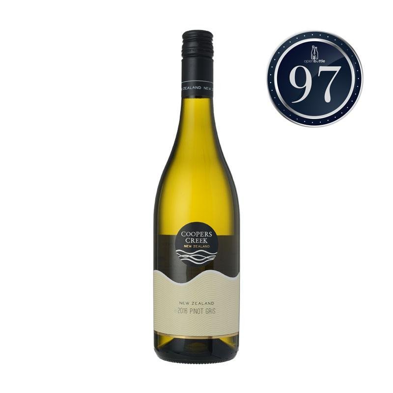 BUY 2 GET 1 FREE: Coopers Creek Pinot Gris 2020 - Open Bottle