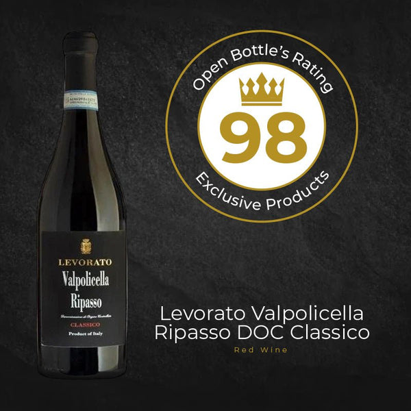 BUY 2 GET 1 FREE: Levorato Valpolicella Ripasso DOC Classico 2016 - Open Bottle