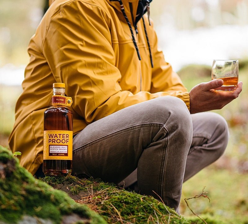 BUY 2 GET 1 FREE: WATERPROOF Blended Malt Scotch Whisky (With Bottle Jacket) - Open Bottle