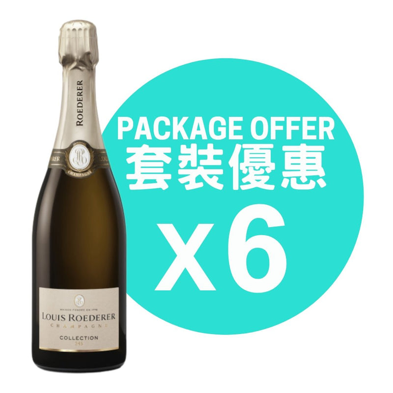 Louis Roederer Collection 245 Brut NV (6 - Bottle Set) - Open Bottle