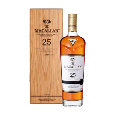 Macallan 25 Years Old Sherry Oak Single Malt Scotch Whisky (2024 Version)