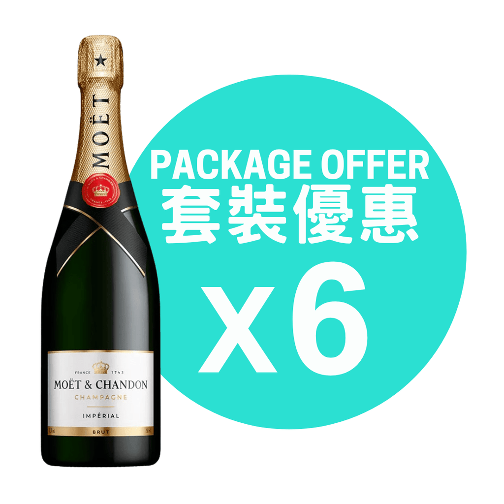 Moët & Chandon Brut Impérial NV (6-Bottle Set) – Open Bottle