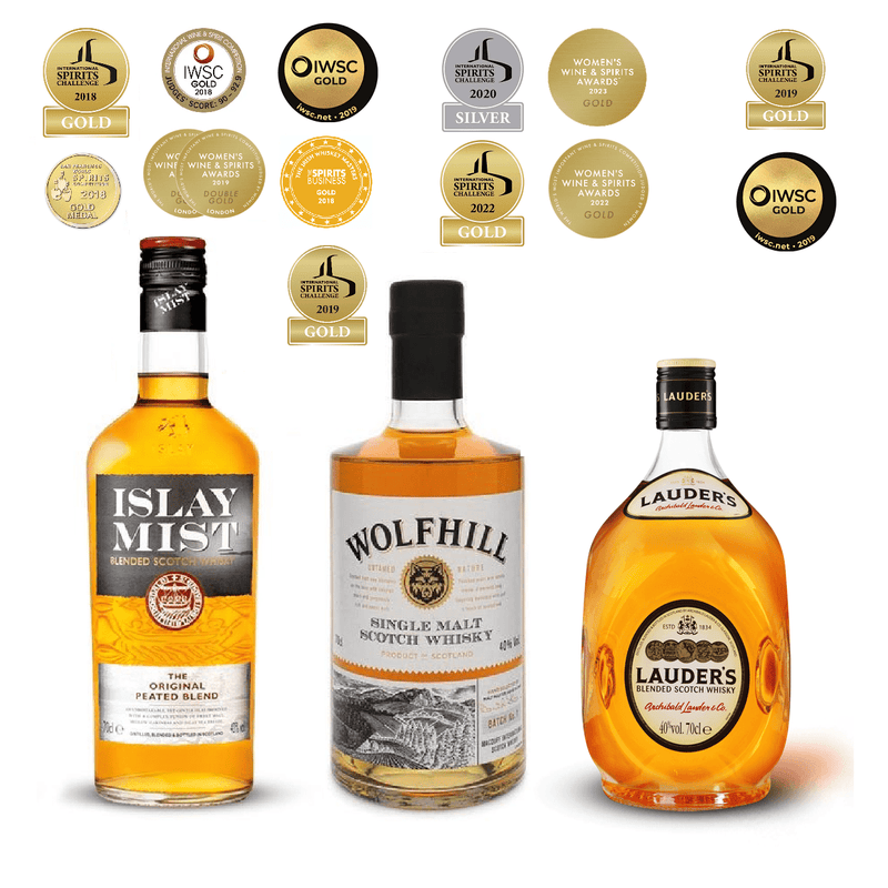 Scotch Whisky Value Set - Open Bottle