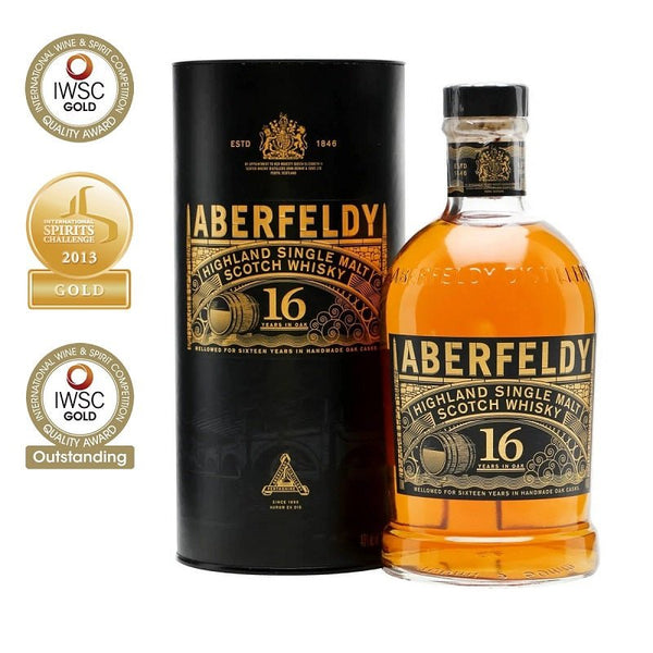 Aberfeldy 16 Years Old Single Malt Scotch Whisky - Open Bottle