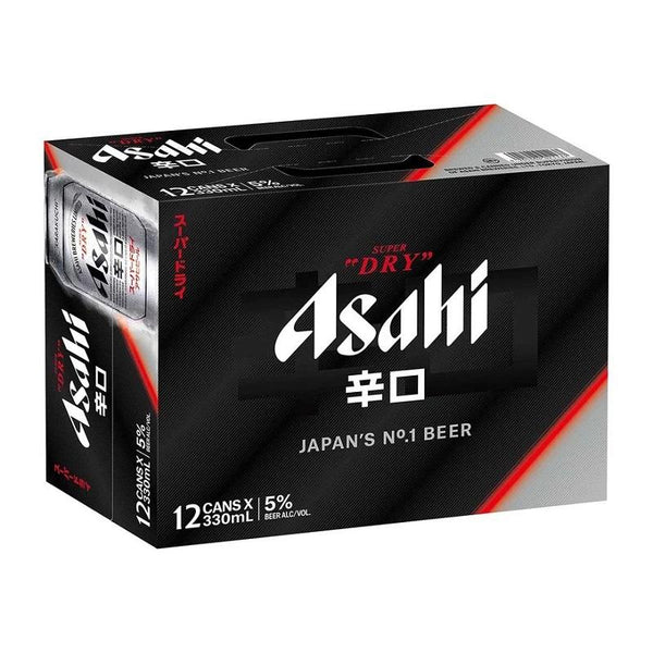 Asahi Beer (12-Can Set) - Open Bottle