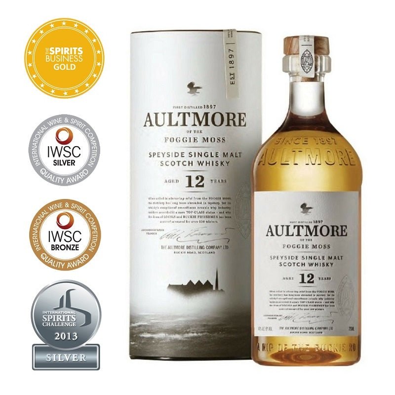 Aultmore 12 Years Old Single Malt Scotch Whisky - Open Bottle