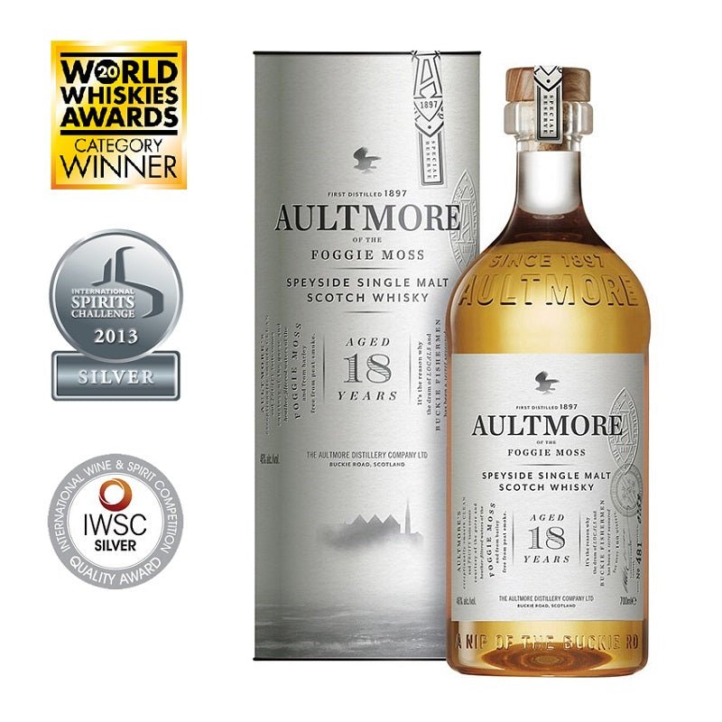 Aultmore 18 Years Old Single Malt Scotch Whisky - Open Bottle