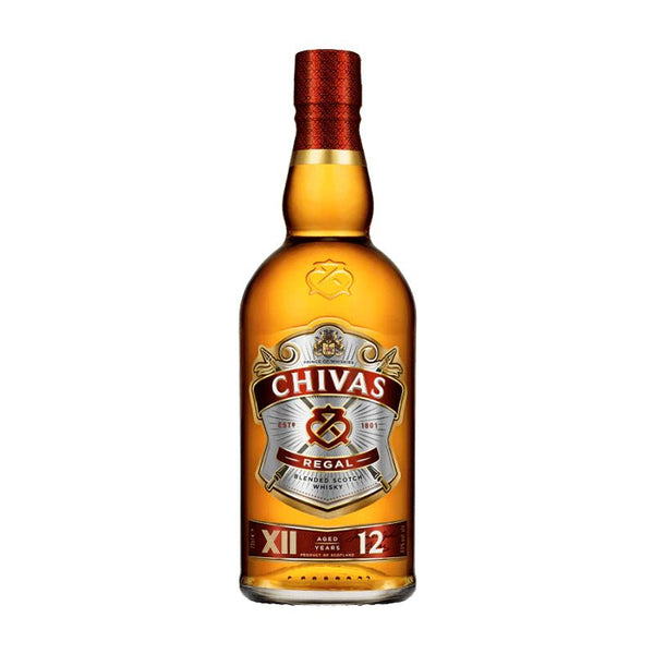 Chivas Regal 12 Year Old Blended Scotch Whisky - Open Bottle