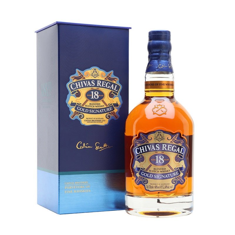Chivas Regal 18 Years Old Blended Scotch Whisky - Open Bottle