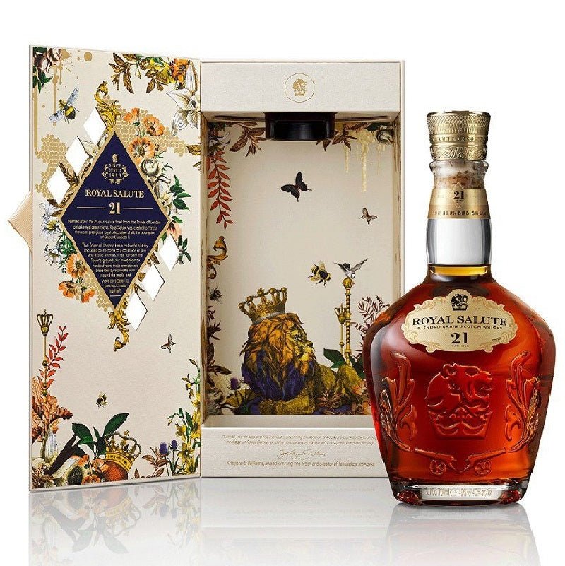 Chivas Regal Royal Salute 21 Years Old Blended Grain Scotch Whisky [King’s Diamond] - Open Bottle