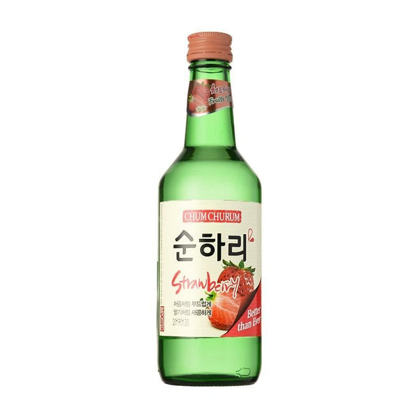 Chum Churum Soju Strawberry - Open Bottle