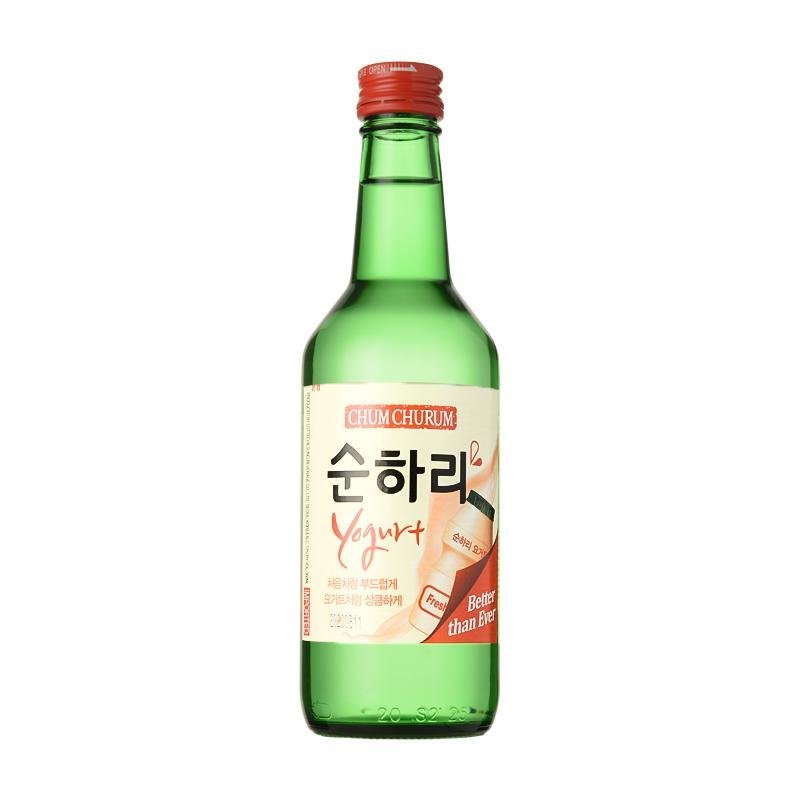 Chum Churum Soju Yogurt - Open Bottle