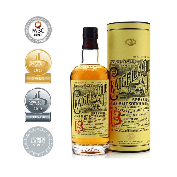 Craigellachie 13 Years Old Single Malt Scotch Whisky - Open Bottle