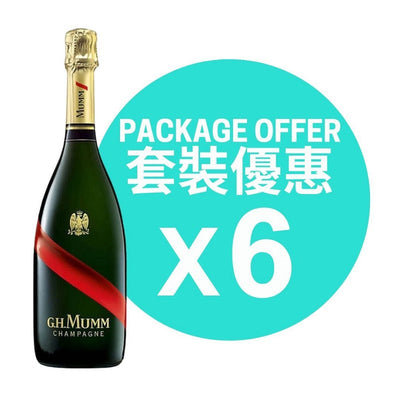 G. H. Mumm Grand Cordon Brut NV (6-Bottle Set)