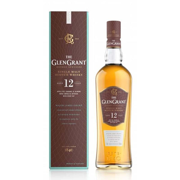 Glen Grant 12 Year Old Single Malt Scotch Whisky - Open Bottle