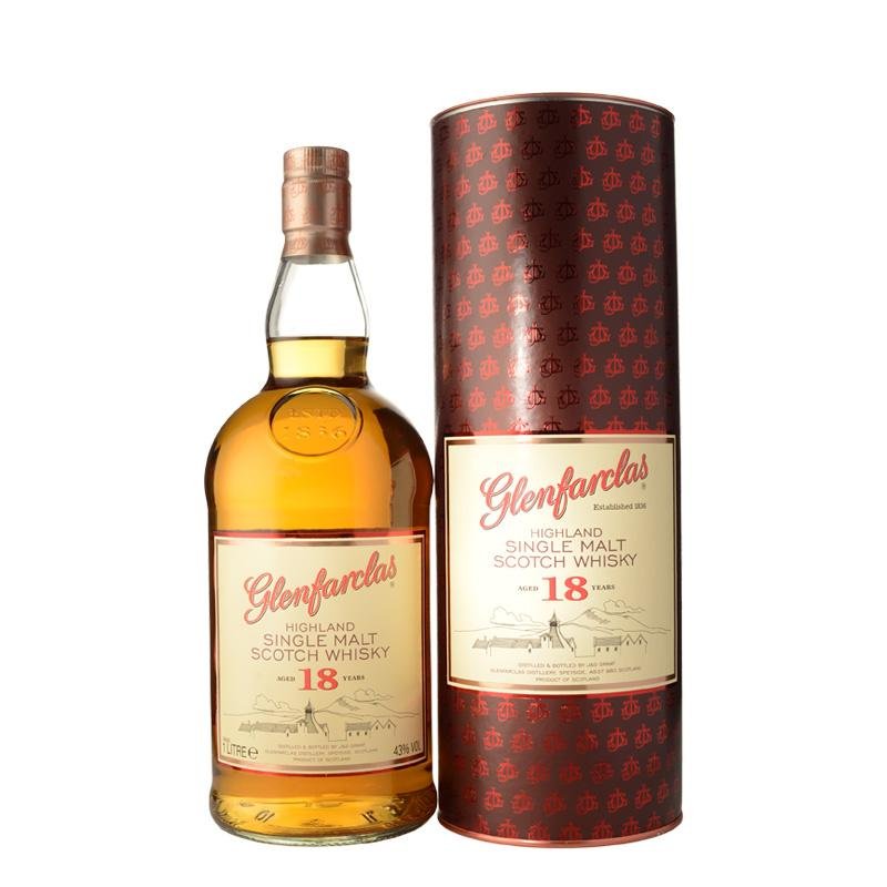 Glenfarclas 18 Years Old Single Malt Scotch Whisky - Open Bottle