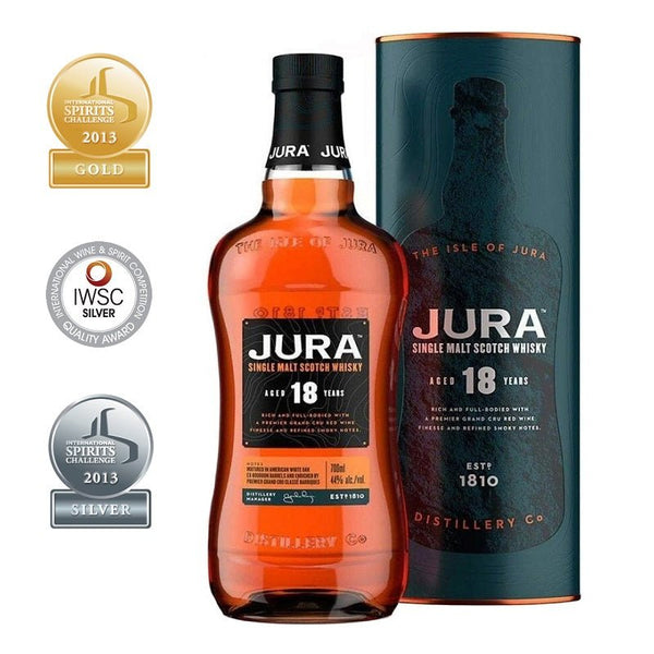 Jura 18 Years Old Single Malt Scotch Whisky - Open Bottle