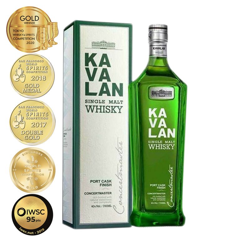 Kavalan Concertmaster Port Cask Finish Single Malt Whisky 噶瑪蘭山川首席波特風味桶單一麥芽威士忌 - Open Bottle