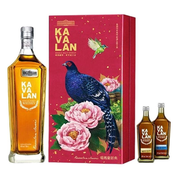 Kavalan Single Malt Whisky Gift Set 噶瑪蘭經典單一麥芽威士忌禮盒 - Open Bottle