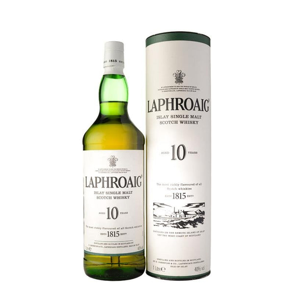 Laphroaig 10 Years Old Single Malt Scotch Whisky - Open Bottle