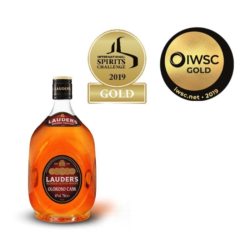 Lauder’s Finest Scotch Whisky Oloroso Cask Sherry Edition - Open Bottle