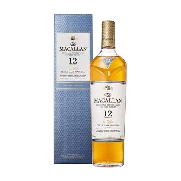 Macallan 12 Years Old Triple Cask Single Malt Scotch Whisky - Open Bottle