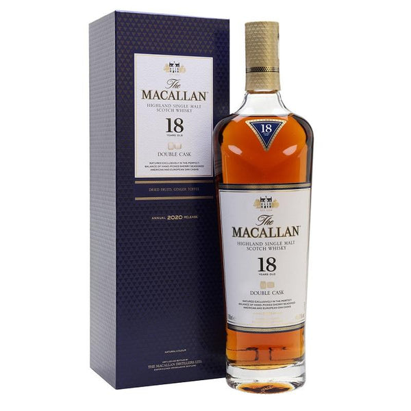 Macallan 18 Years Old Sherry Oak Single Malt Scotch Whisky - Open Bottle
