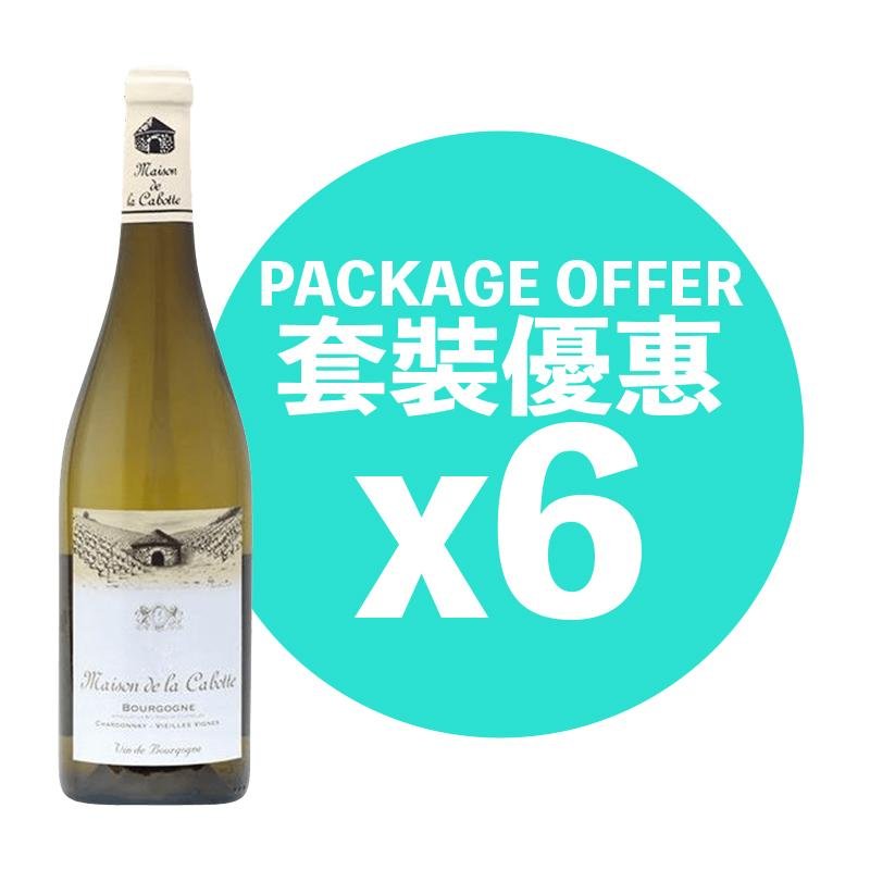 Maison de la Cabotte Bourgogne Chardonnay Vieilles Vignes 2018 (6-Bottle Set) - Open Bottle