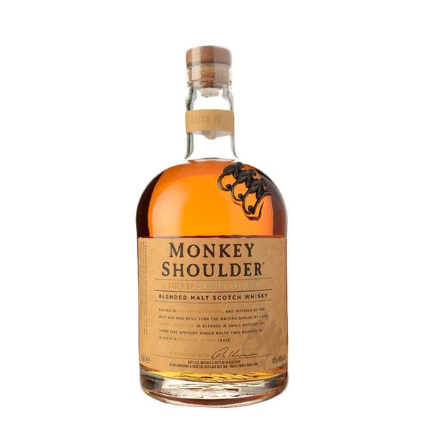 Monkey Shoulder Batch 27 Blended Scotch Whisky - Open Bottle