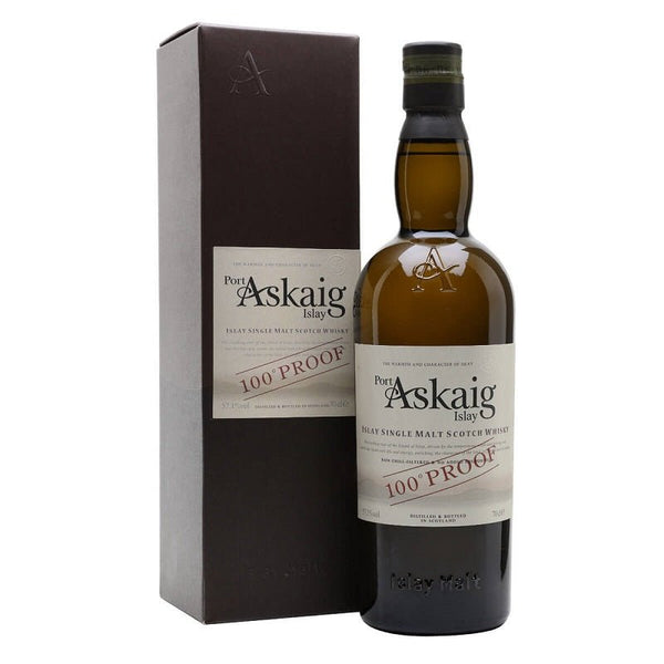Port Askaig 100° Proof Single Malt Scotch Whisky - Open Bottle