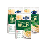 Riso Scotti Risotto with Creamy Chesse (3-Pack Set) - Open Bottle