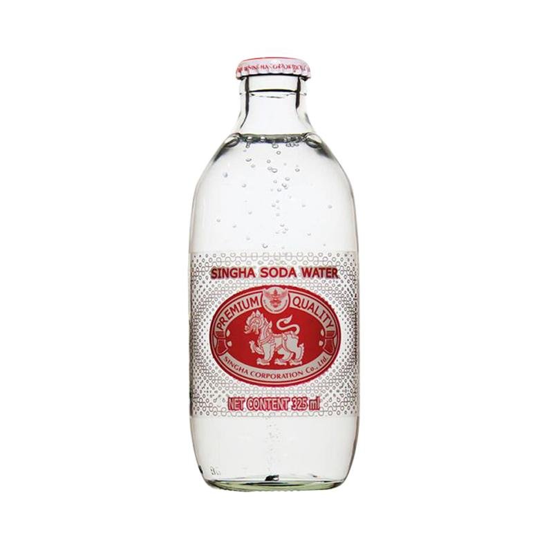 Singha Soda Water - Open Bottle