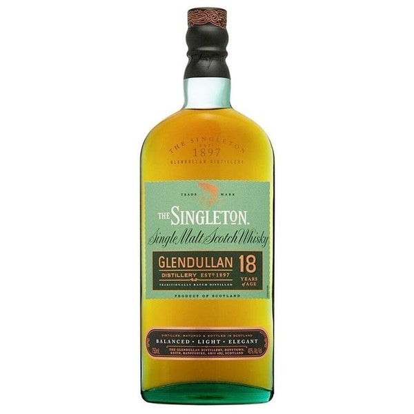 Singleton 18 Years Old Single Malt Scotch Whisky - Open Bottle