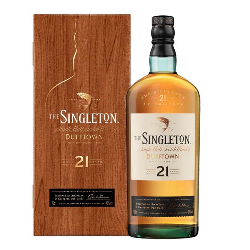Singleton 21 Years Old Single Malt Scotch Whisky - Open Bottle