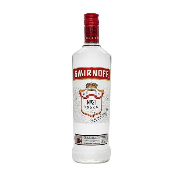 Smirnoff Red Vodka - Open Bottle