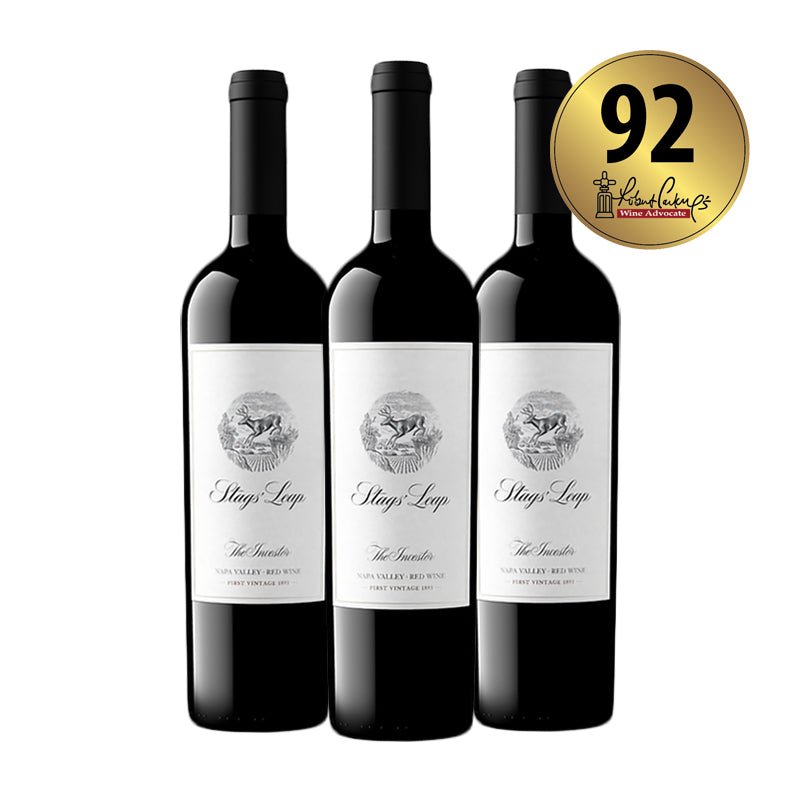 Stags' Leap Napa Valley The Investor 2015 (3-Bottle Set) - Open Bottle