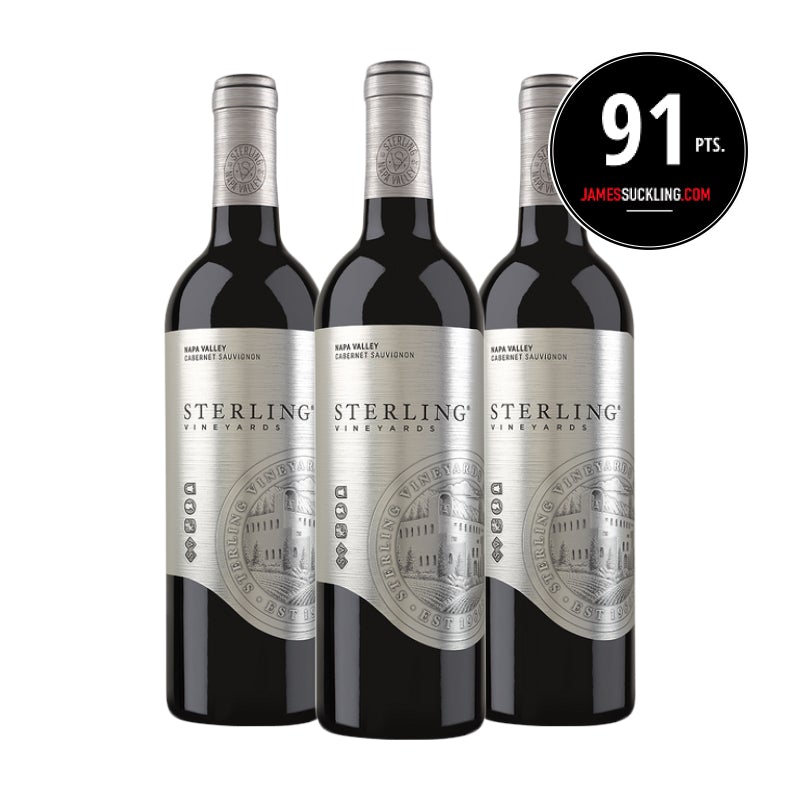 Sterling Vineyard Napa Valley Cabernet Sauvignon 2016 (3-Bottle Set) - Open Bottle