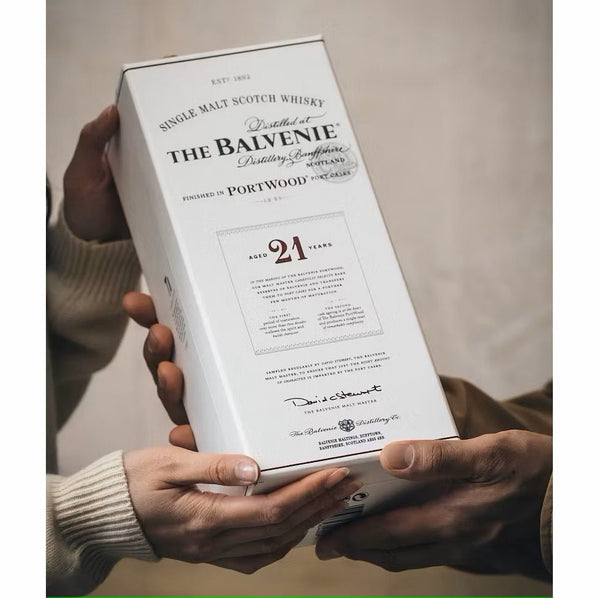 The Balvenie PortWood 21 Years Old Single Malt Scotch Whisky - Open Bottle