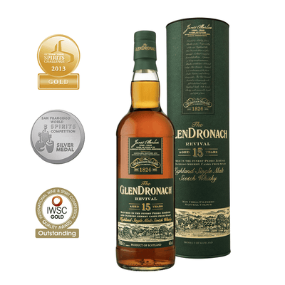 The GlenDronach Revival 15 Years Old Single Malt Scotch Whisky