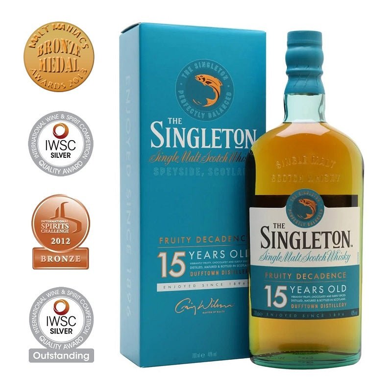The Singleton of Dufftown 15 Years Old Single Malt Scotch Whisky - Open Bottle